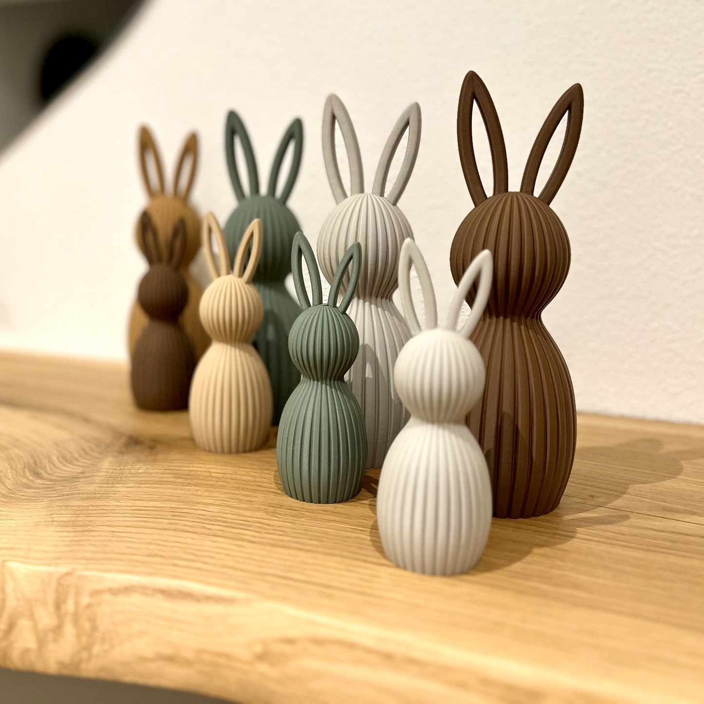 Stehohr Deluxe | Der 3D-gedruckte Osterhase für stilvolle Osterdeko und nachhaltige Einrichtung