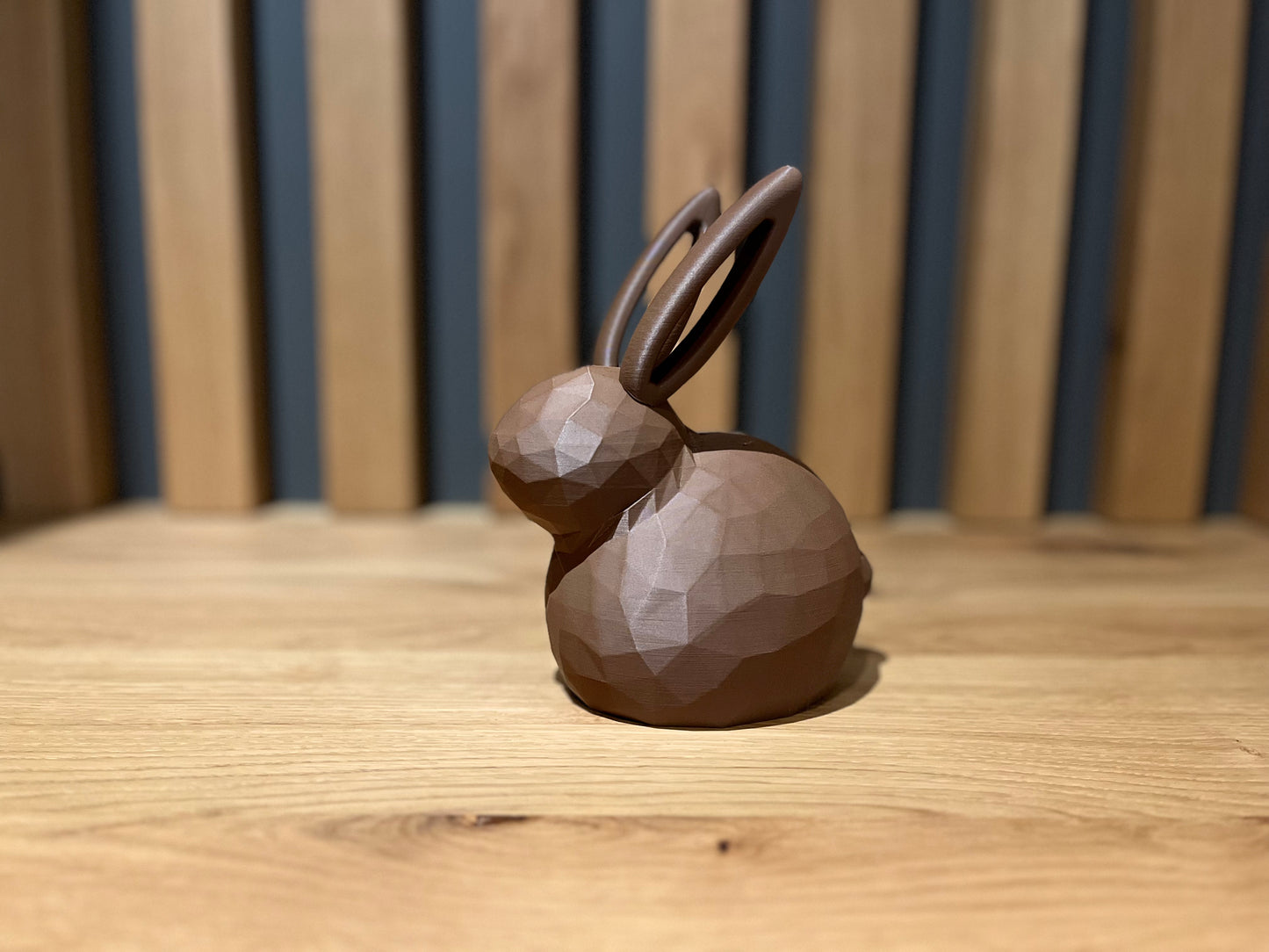 Poly Hoppel | 3D-gedruckter Osterhase, moderne Osterdeko aus nachhaltigem Material